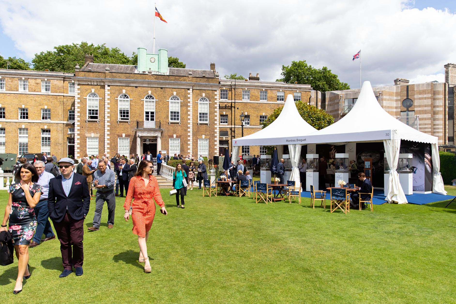 Montres Breguet Tent at London Concours