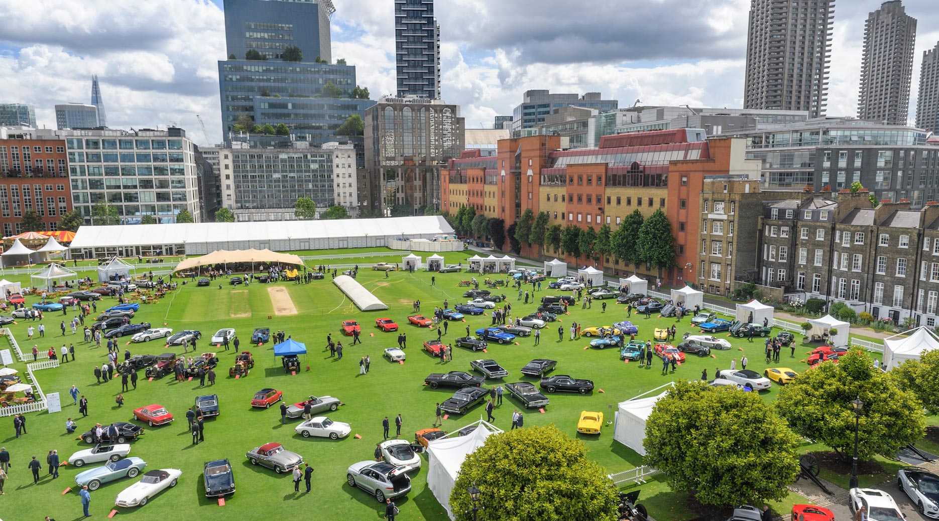 London Concours Drone Shot