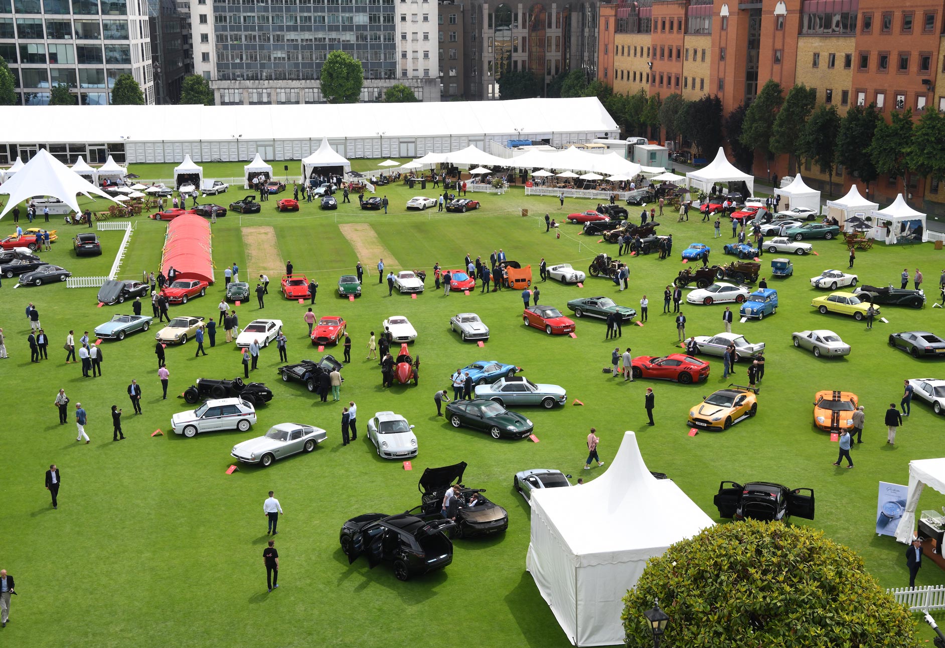 London Concours Drone Shot