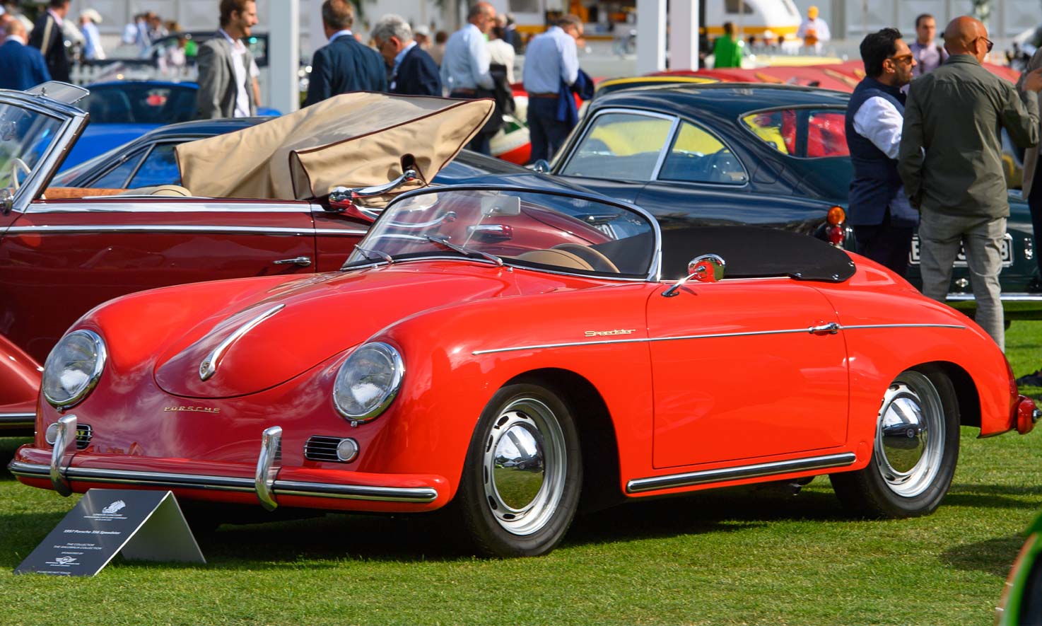 London Concours Red Porsche