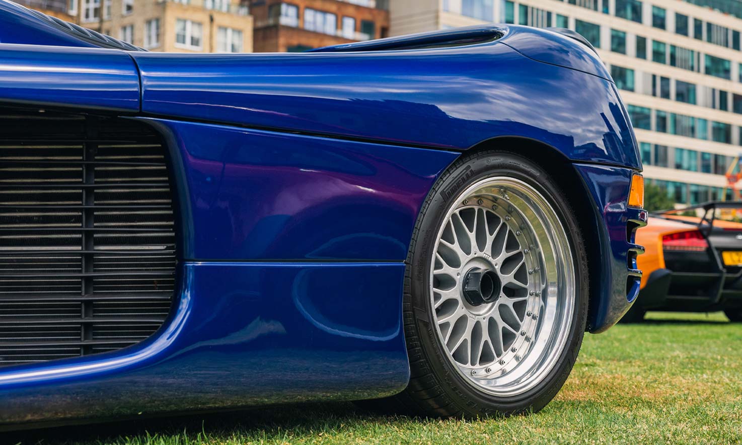 London Concours Supercar Day Blue Rear
